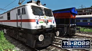 VENAD EXPRESS JOURNEY || LOCO CHANGE + COUPLING || Train Simulator 2022 screenshot 3