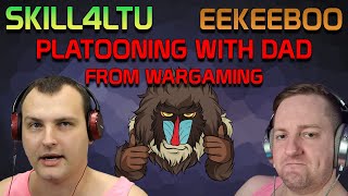Platooning with my DADDY from Wargaming! Eekeeboo! | World of Tanks
