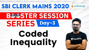 2:00 PM - SBI Clerk Mains 2020 | Reasoning by Radhey Rawat | Coded Inequality | Booster Series