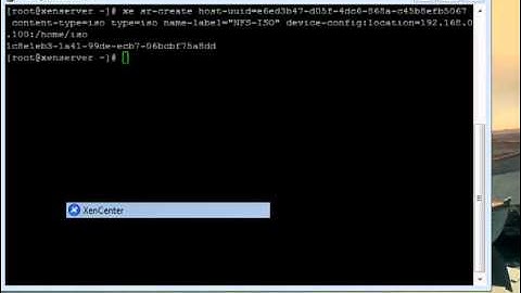 CITRIX : XenServer Creating a SR from the Linux Shell