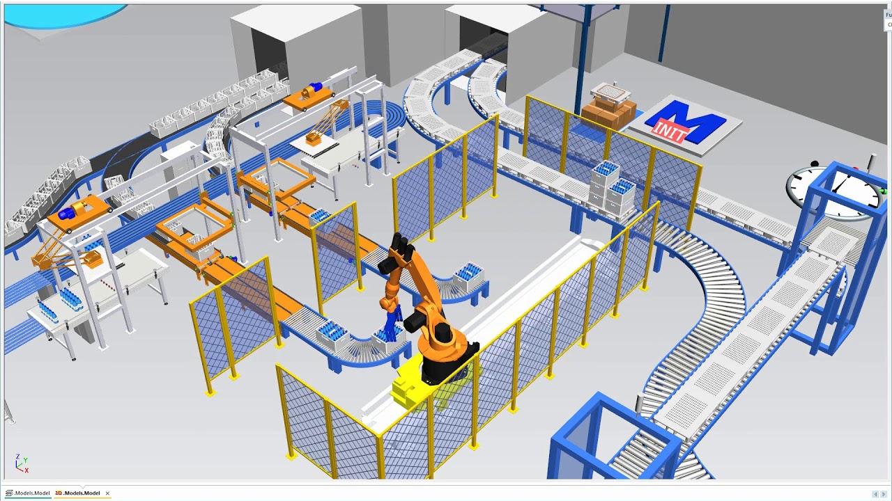 VIRTUITY | Digital Twin - Finding The Bottlenecks Plant Simulation