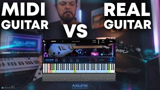 MIDI Guitar VS Real Guitar ( Using Axure Guitar MIDI Processor)