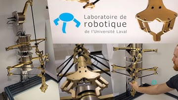 Backdrivable Parallel SCARA robot for pHRI including built-in gripper with unlimited rotation