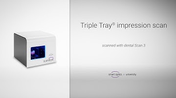 scanBox - Real-time - Triple tray impression scan