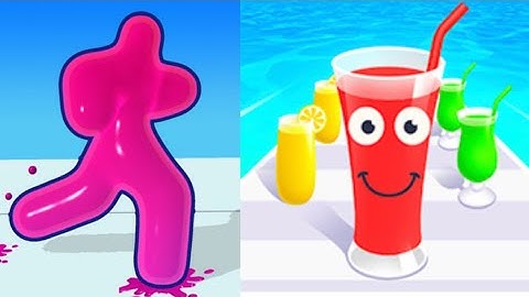 Juice Run 🆚 Blob Shifter All Levels Walk Through Gameplay - Satisfying  iOS Mobile Game
