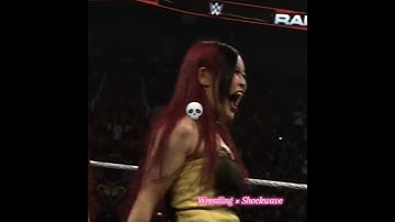 Iyo sky saves Rhea Ripley 😱 #shorts #wwe #iyosky #viralvideo