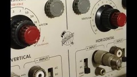 Vintage Tektronix (Type 503) Oscilloscope  Update
