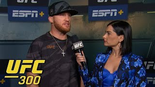 Justin Gaethje describes his perfect night vs. Max Holloway at UFC 300 | ESPN MMA