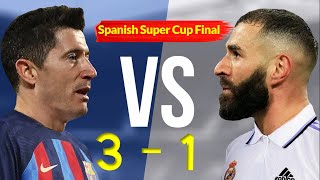 Real Madrid 1-3 FC Barcelona | HIGHLIGHTS | Spanish Super Cup Final | Final Whistle