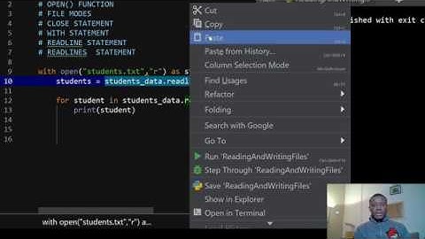 Reading and Writing to Files in Python - Part 1 (Reading File)