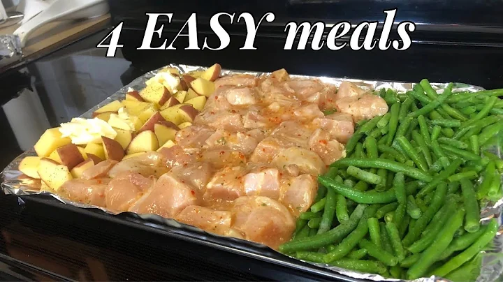 WHATS FOR DINNER | 4 SUPER EASY AND QUICK MEALS | ...