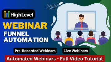 Hoe je een webinarfunnel automatiseert in GoHighLevel | Tutorial over geautomatiseerde webinars