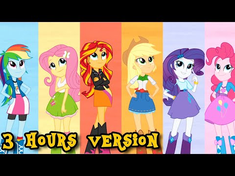 MLP:EQG - "Shine Like Rainbows"(3 hours extended version)(HQ)