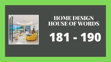 House of Words Level 181 - 190 Answers