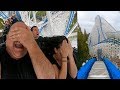 HILARIOUS Hakugei Rain Ride! OMG! Roller Coaster In POURING Rain! Onride POV Nagashima Spaland Japan