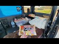 借り物の新型アトレーをホームセンターの商品だけで改造して車内料理を楽しむ車中泊