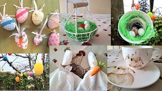 DIY/весенний декор/пасха/i sew tablecloth/Easter bunny/