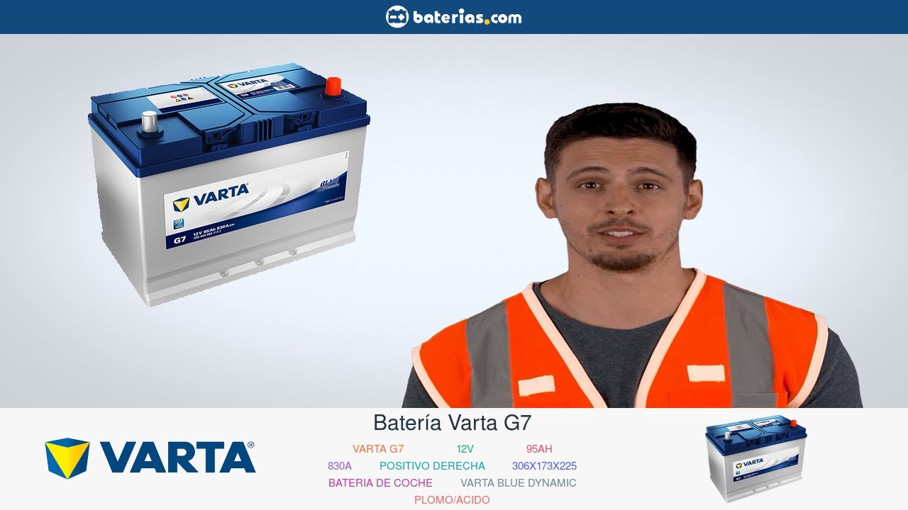 Batería Varta G7. Instalación y Mantenimiento ▷ baterias.com 