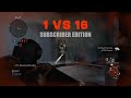 1 vs 16 Comeback (Subscriber Edition) - The Last of Us: Remastered Multiplayer (Bus Depot)