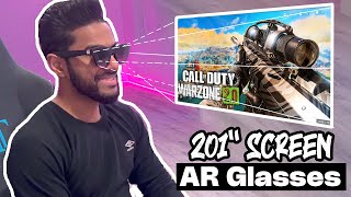 I Played Warzone 2 in AR 210" SCREEN! Xreal AIR AR Glasses 2023 Review screenshot 5