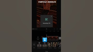 capcut edit || particle dissolve effect #capcut #capcutedit #tutorial #shorts