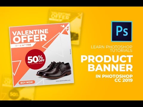 Product Advertising Design in Photoshop CC  | Photoshop Tutorial | Banner Design Tutorial