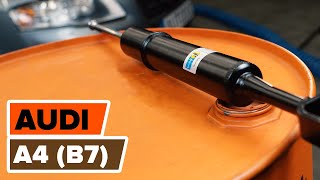Как заменить стойку амортизатора передней подвески на AUDI A4 (B7) [TUTORIAL AUTODOC]
