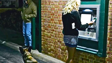 Man Blocks Woman At ATM, Doesn't Know Dog Is A Cop