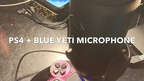 How to hook up any usb microphone to a ps4