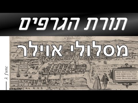 מתמטיקה בדידה | תורת הגרפים | מסלולי אוילר הגדרה משפטים ודוגמאות