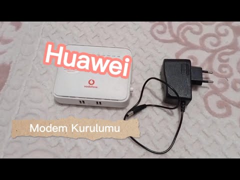 Vodafone Modem Kurulumu & Kablosuz Ayarlar