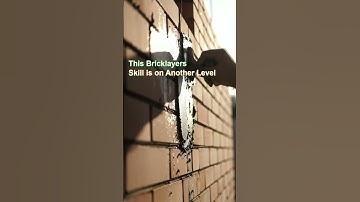 This Bricklayers Skill is on Another Level