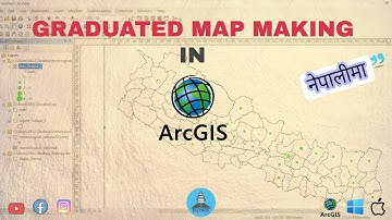 GRADUATED MAP MAKING IN arcGIS | in NEPALI | arcGIS TUTORIAL
