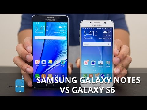 Samsung Galaxy Note5 vs Samsung Galaxy S6