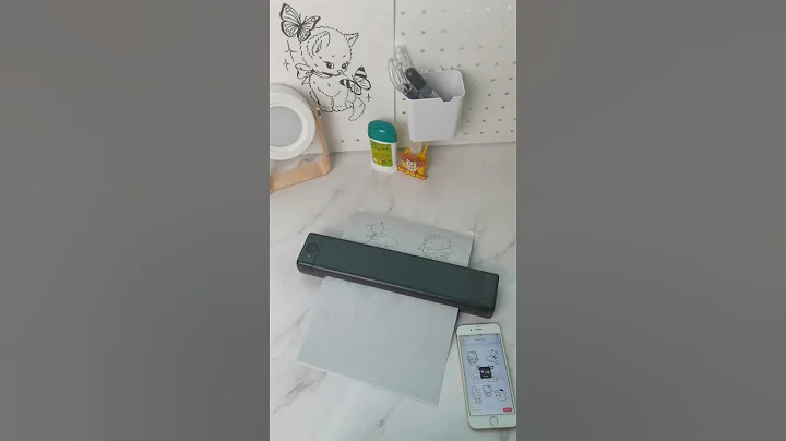 Print sanrio tattoos stencil with Phomemo M08F printer🎀#tattoostyle #tattooartist #tattoo #sanrio