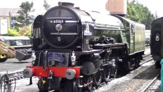 Tornado Steam train At Minehead Station 4