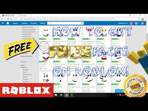 Get Any Face On Roblox For Free 2017 Not Patched Youtube - roblox how to get any items for free patched youtube