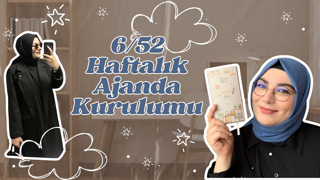 6/52 Haftalık Ajanda Kurulumu | Benimle Planlayın | Paperora