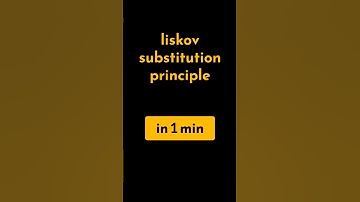 Liskov Substitution Principle in 1 min | #geekific #solid #in1min