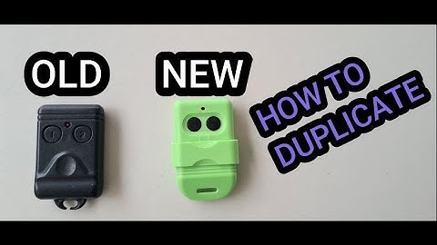 How to program your remote.