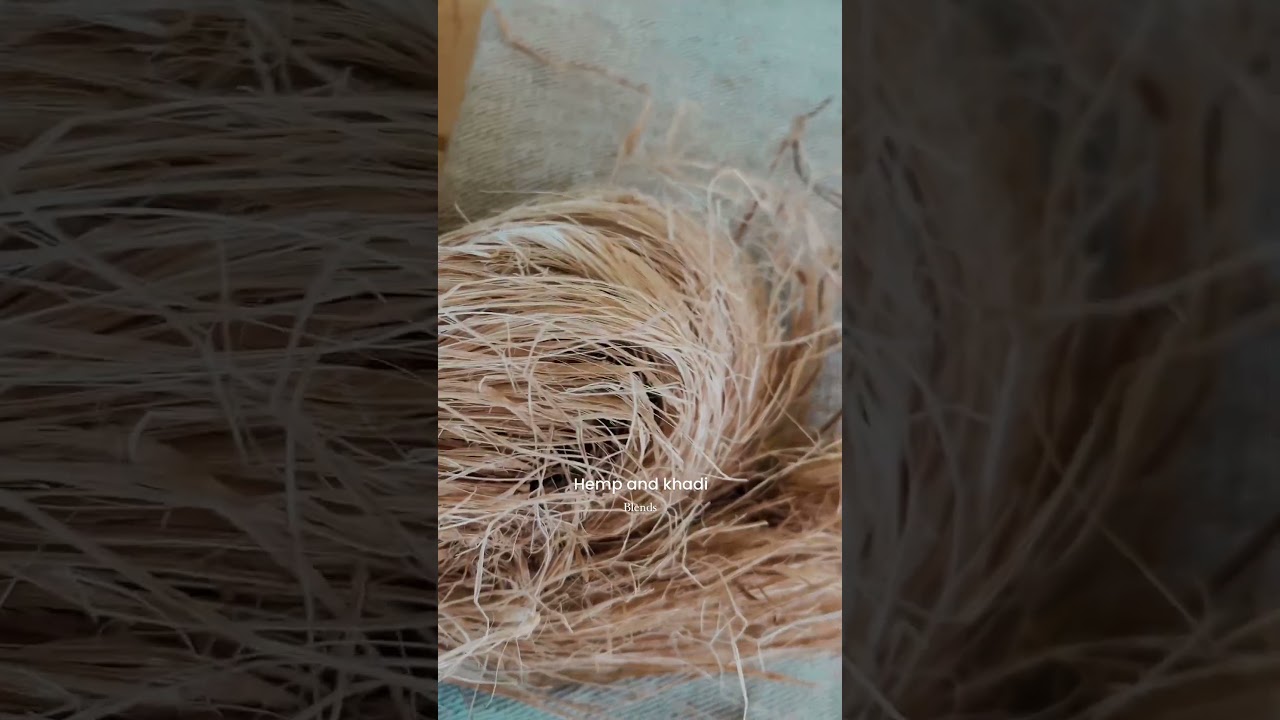 Hemp and khadi blends!  