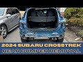 How to remove the REAR bumper off a 2024 Subaru Crosstrek