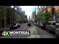 Montreal 4K60fps - Driving Downtown - Quebec, Canada
