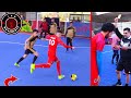 Playing in a pro futsal match crazy football skills goals  nutmegs