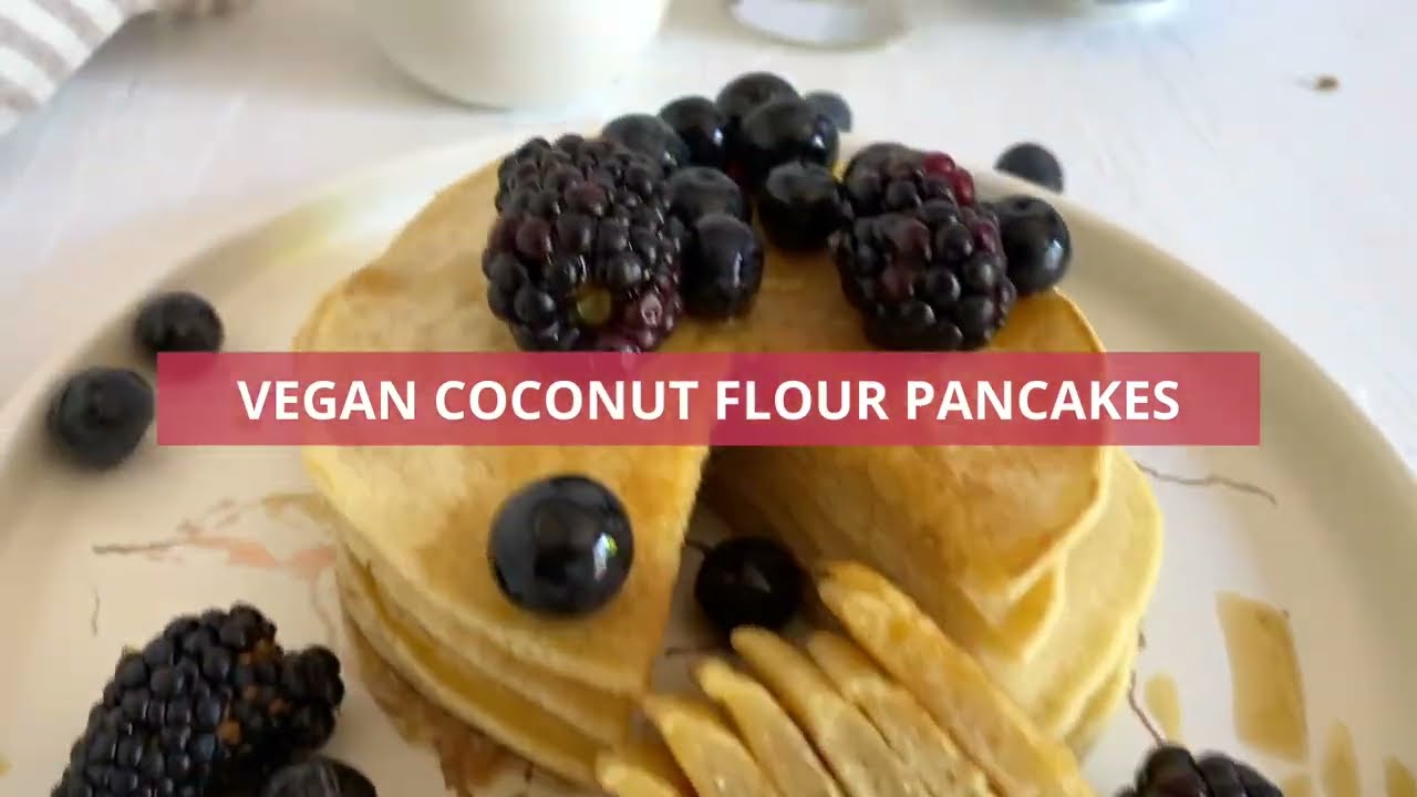 Vegan Coconut Flour Pancakes