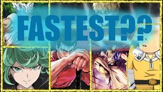 How FAST is each character in The Strongest Battlegrounds? (TSB)