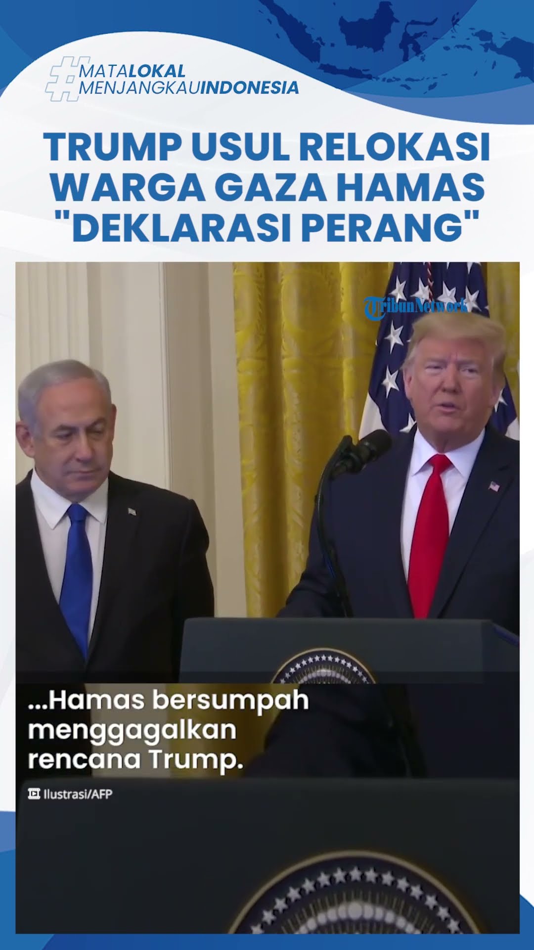 Respons Hamas 'Deklarasi Perang' ke Trump yang Usul Relokasi Warga Gaza selama Gencatan Senjata
