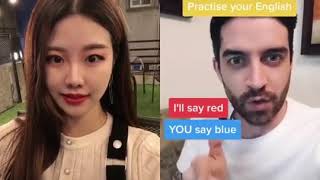I'll say red, you say blue