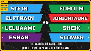 WC3 - Qualifier #1 - 8 Player FFA Showmatch - The Random Lil Smoke Cup