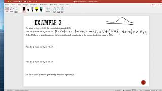 Section 9.2 Example 3 - Hypothesis Test for Population Proportion